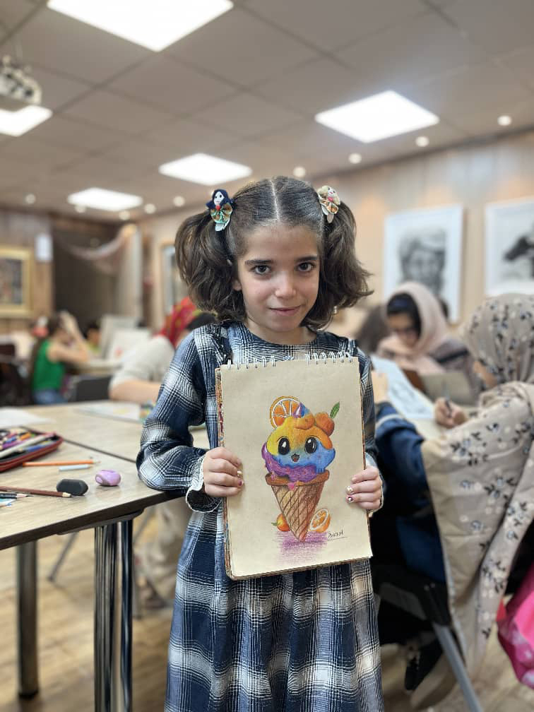 آموزش نقاشی سیاه قلم کودکان